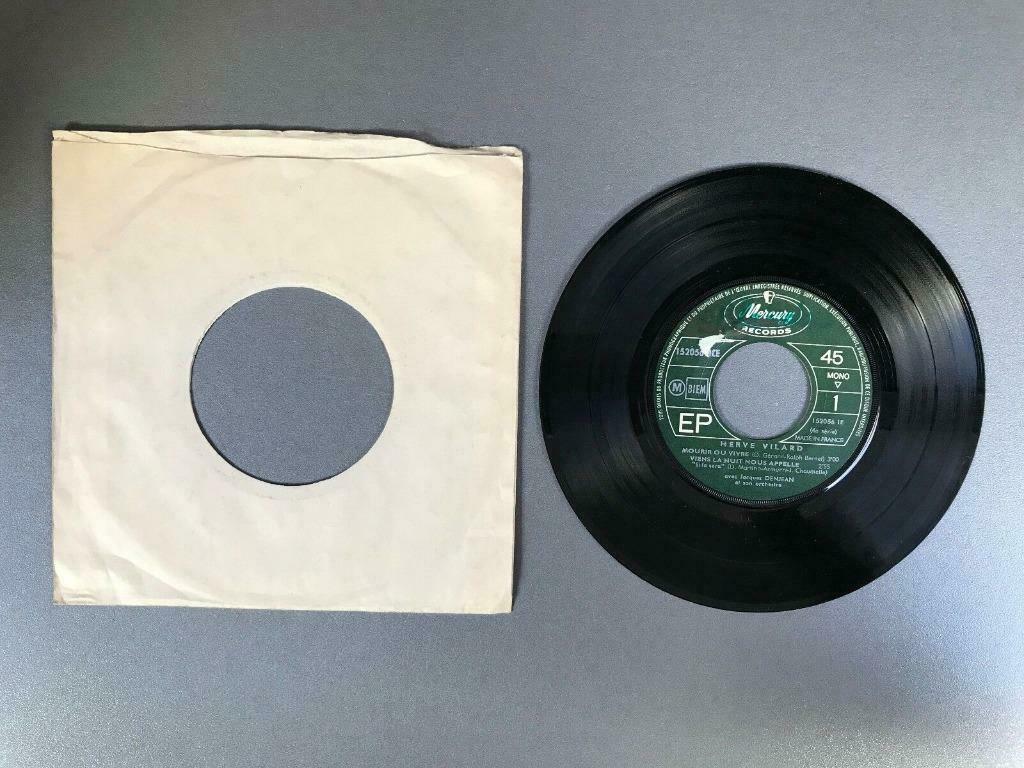 Vinyle de Hervé Vilard, CD & DVD, Vinyles Singles, Utilisé, Single, Autres genres, Enlèvement ou Envoi