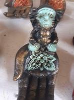 Ganesh sur main 20 cm en résine, Antiquités & Art, Enlèvement ou Envoi