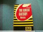 book "the great gatsby". fitzgerald. notes."p.northman., Gelezen, Verzenden