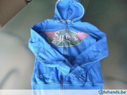 Azuurblauwe meisjessweater LTB XS, Kinderen en Baby's, Kinderkleding | Maat 104, Gebruikt, Meisje, Trui of Vest, Ophalen of Verzenden