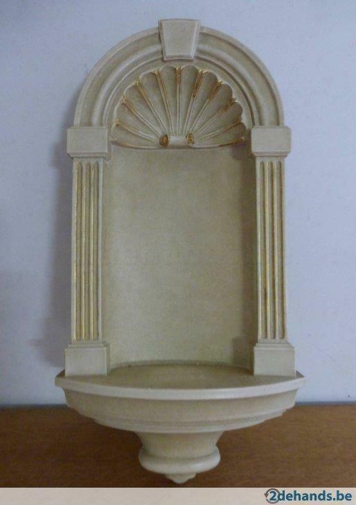 prachtige gepatineerde nis, afgewerkt met bladgoud, Antiek en Kunst, Kunst | Beelden en Houtsnijwerken, Ophalen