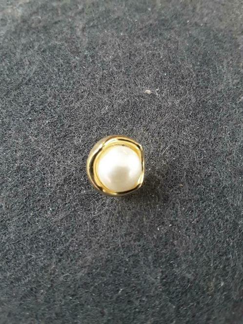 15 boutons bijoux cerclé doré 1 perle blanche à queue B1115Q, Hobby & Loisirs créatifs, Couture & Fournitures, Neuf, Bouton ou Boutons