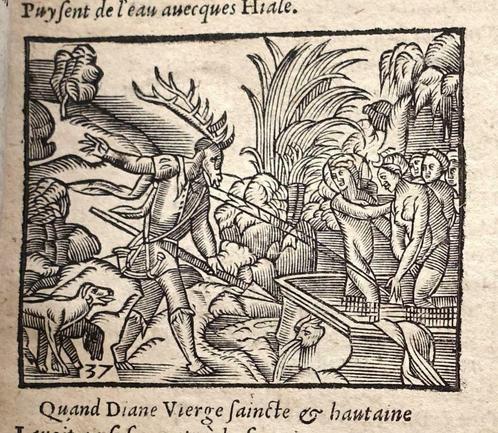 Les Quinze Livres de la Métamorphose d'Ovide [c1580] 180 ill, Antiek en Kunst, Antiek | Boeken en Manuscripten, Ophalen of Verzenden