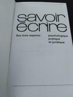 Savoir écrire, ses trois aspects, Livres, Enlèvement ou Envoi, Utilisé