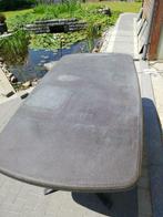 Tuintafel met betonnen blad van 160cm x90cm., Ophalen