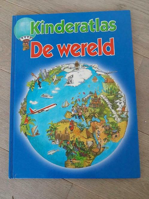 Kinderatlas De wereld, Livres, Atlas & Cartes géographiques, Comme neuf, Monde, Enlèvement