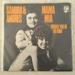7" Sandra & Andres - Mama Mia (PHILIPS 1972) VG+, 7 pouces, Pop, Envoi, Single