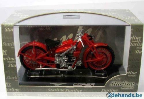 1:24 Starline 990288 Moto Guzzi Corsa 4V rood, Hobby en Vrije tijd, Modelbouw | Auto's en Voertuigen, Nieuw, Overige typen, Groter dan 1:32