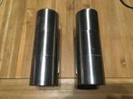 2 wandlampen voor buiten (GU10 - 2x max 35W), Ophalen of Verzenden, Gebruikt, Metaal