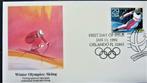 FIRST DAY COVER- U.S.A.-OLYMPIC WINTER GAMES 1992., Timbres & Monnaies, Affranchi, Enlèvement ou Envoi, Sport