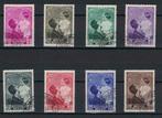Belgique OBP 447-454 annulé - 1937 Reine Astrid, Avec timbre, Affranchi, Envoi, Timbre-poste