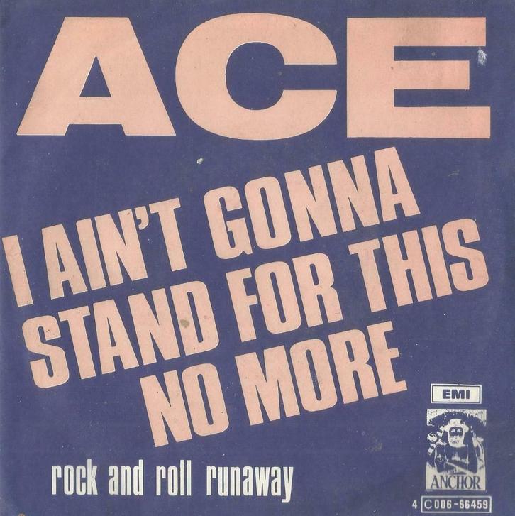 Ace – I ain’t gonna stand for this no more – Single, Cd's en Dvd's, Vinyl Singles, Gebruikt, Single, Pop, 7 inch, Ophalen of Verzenden