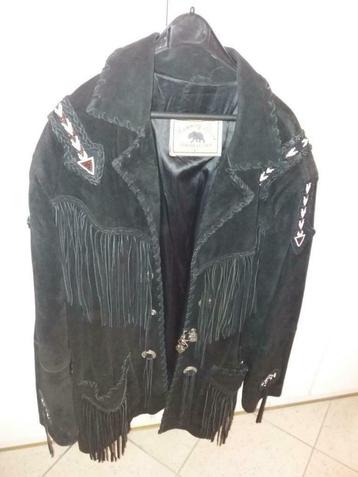 daim vest, Enlèvement ou Envoi, Porté, Taille 52/54 (L), Noir