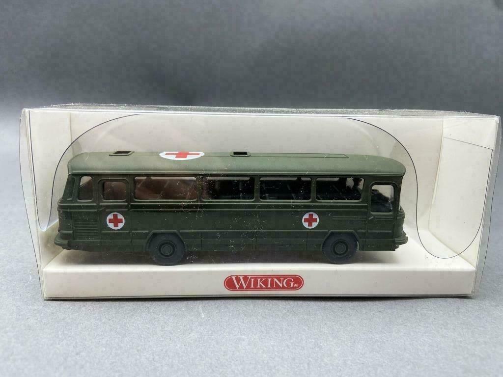 Bus MERCEDES Ambulance Militaire 1/87 HO WIKING Neuf+Boite, Enlèvement ou Envoi, Comme neuf, Bus ou Camion, Wiking