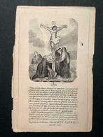 Carte Saints IHS - CHRIST À. LA CROIX - 1847, Envoi, Image pieuse