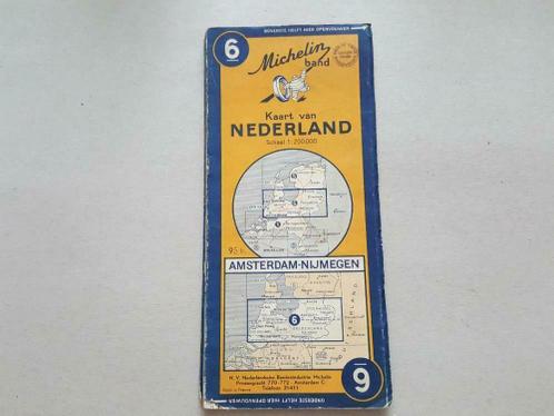 Michelin kaart Nederland n° 6 1954