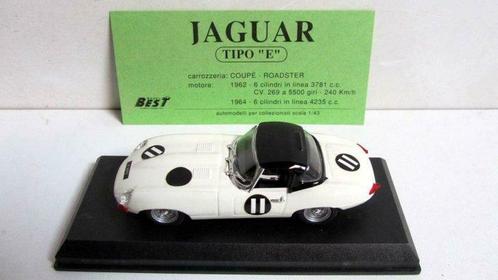 Jaguar "E" Type Spyder Tourist Trophy 1962 Model Best 1:43, Hobby en Vrije tijd, Modelbouw | Auto's en Voertuigen, Zo goed als nieuw