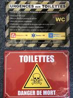 Signalisation ludique pour toilettes, Bricolage & Construction, Autres types, Enlèvement ou Envoi, Neuf