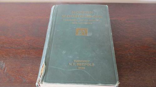 Uit 1930 ,,MODERN WOORDENBOEK,, Taalkundig Encyclopedie, Livres, Encyclopédies, Utilisé, Tome à part, Général, Enlèvement ou Envoi