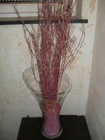 vase + composition sable fin rose ,branches séché, Enlèvement, Utilisé