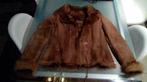 Jas in toscaans lam pels, Kleding | Dames, Ophalen, Zo goed als nieuw, Maat 38/40 (M), Bruin