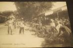 Cochinchina dorpsmarkt, Gelopen, Ophalen of Verzenden, Buiten Europa, 1920 tot 1940