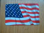 kaartje vlag USA, Enlèvement ou Envoi, Comme neuf