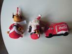 Collector Coca-Cola peluche Noël cintres H14cm, Comme neuf, Autres types, Enlèvement ou Envoi
