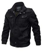 VESTE HOMME (style "army"). NEUVE !, Ophalen, Nieuw, Maat 46 (S) of kleiner, Zwart