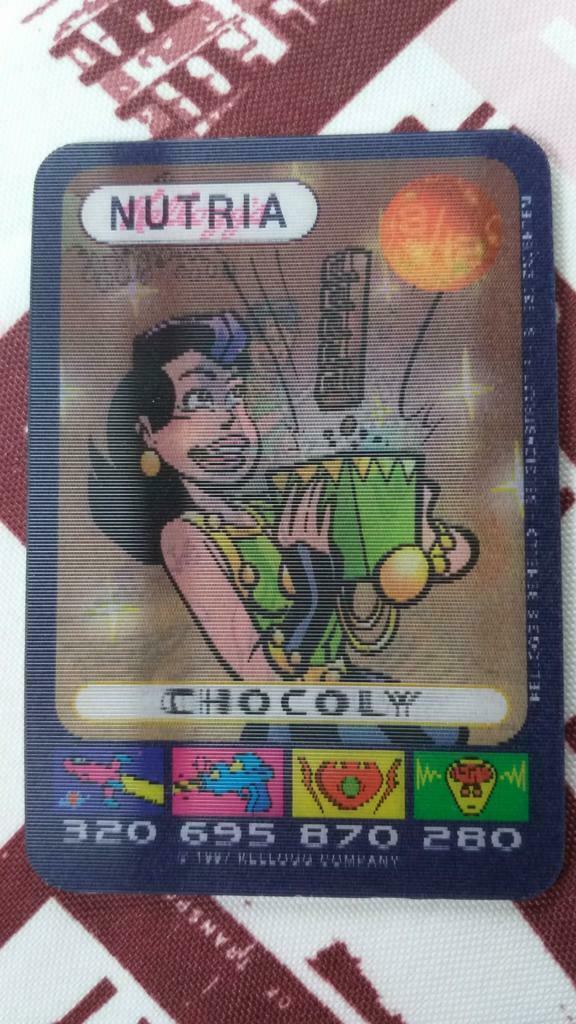 Carte Spacix - série Kellogg's - Chocoly, Verzamelen, Speelgoed, Gebruikt, Ophalen of Verzenden