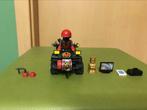 Quad avec treuil et bandit playmobil, Zo goed als nieuw, Complete set