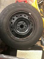 4 Pneus 215 70 R16 100H. M+S.  + jantes 6,5 x 16.  5x114,3., 16 inch, Banden en Velgen, Winterbanden, Personenwagen