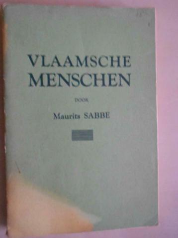 Maurits Sabbe, "Vlaamsche menschen", Enlèvement ou Envoi, Utilisé, Maurits Sabbe, Belgique