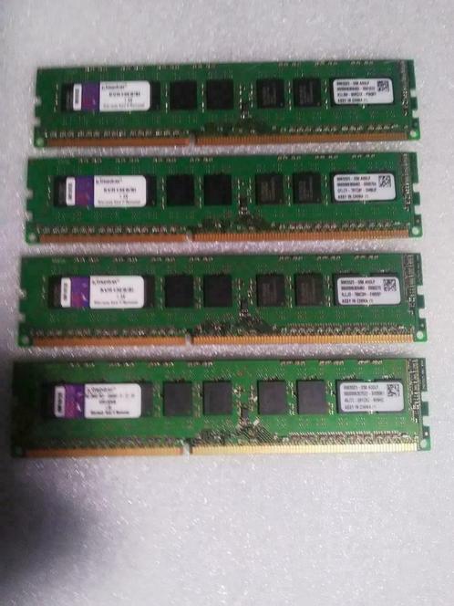 Kingston 8gb ECC @1333MHz (Mac Pro/serveur/worstation), Informatique & Logiciels, Mémoire RAM, Utilisé, 8 GB, DDR3, Enlèvement ou Envoi