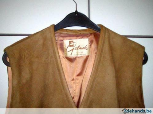 Vintage Gilet Daim dames vest zonder mouwen 50's, Vêtements | Femmes, Blousons sans Manches, Porté, Taille 36 (S), Brun, Enlèvement ou Envoi