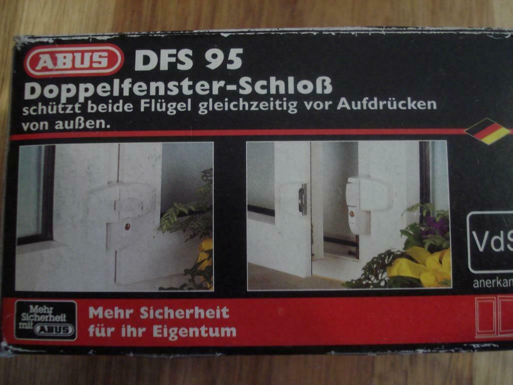 Verrou fenêtre ou porte PVC ABUS DFS95 blanc neuf, Enlèvement ou Envoi, Neuf