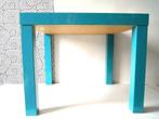 2x Table d'appoint moderne en turquoise brillant