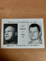 1966 Kampioenschap van Europa worstelen Gent flyer, Verzamelen, 1960 tot 1980, Ophalen of Verzenden, Zo goed als nieuw, Prent
