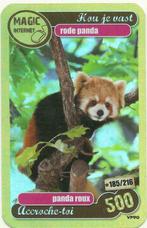 Kaart van de Rode Panda HELDEN VAN ONZE PLANEET 185/216, zie, Verzamelen, Ophalen of Verzenden, Zo goed als nieuw