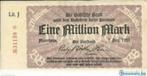 1 million de mark mannheim 7 aout 1923 sup, Timbres & Monnaies, Monnaies | Europe | Monnaies non-euro, Série, Allemagne