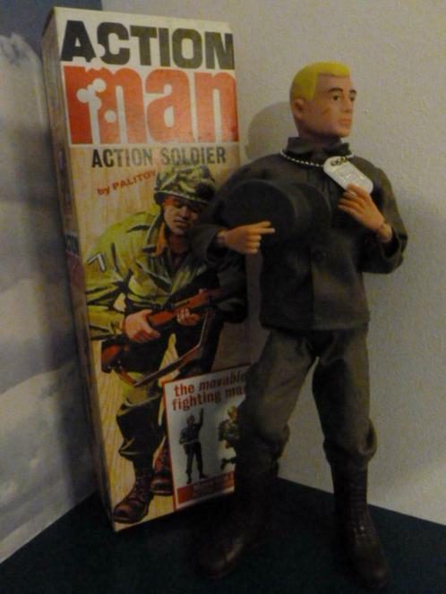 PALITOY Vintage Figure YellowHair Soldier Action Man England, Verzamelen, Beelden en Beeldjes, Nieuw, Ophalen of Verzenden