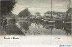 Oude postkaart Vilvoorde Het kanaal 1901 (RV1), Verzamelen, Verzenden