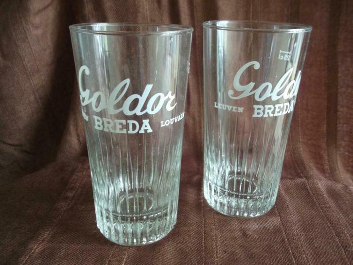 Bierglas Goldor, Verzamelen, Biermerken, Zo goed als nieuw, Glas of Glazen, Ophalen of Verzenden