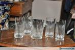 § service a whisky 4 personne avec seau a glacon, Glas of Glazen, Gebruikt, Ophalen of Verzenden