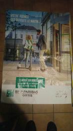 Affiche 15.12.21  Bnp paribas fortis 120 cm  85 cm, Enlèvement ou Envoi
