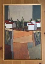 kader Hans Paus White Houses I landschap schilderij, Ophalen of Verzenden, Gebruikt, Overige typen