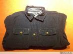 Cool hemd in velours donkerblauw, uniform maat 116, Jongen, Gebruikt, Ophalen of Verzenden, Shirt of Longsleeve