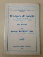 Quarante Leçons de Solfège - Armand Bournonville, Livres, Enlèvement ou Envoi