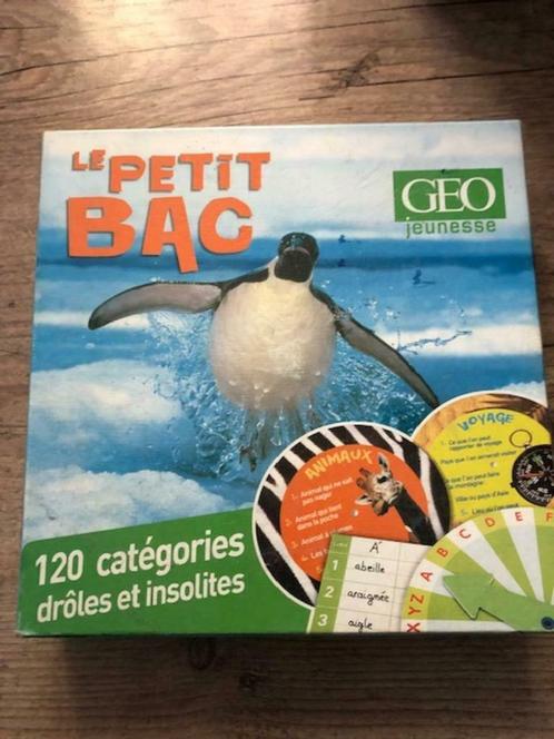 Le Petit bac - GEO bordspel in landelijke stijl 8 jaar +, Hobby en Vrije tijd, Gezelschapsspellen | Overige, Gebruikt