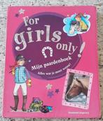 For girls only Mijn paardenboek, Convient aux enfants, Utilisé, Enlèvement ou Envoi